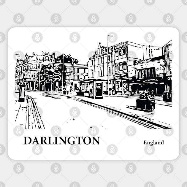 Darlington England Magnet by Lakeric